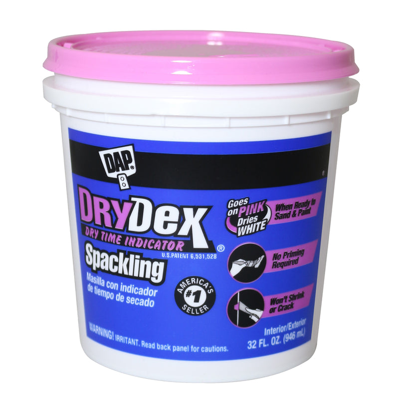Dap DryDex® Dry Time Indicator Spackling 32fl oz Pink/White